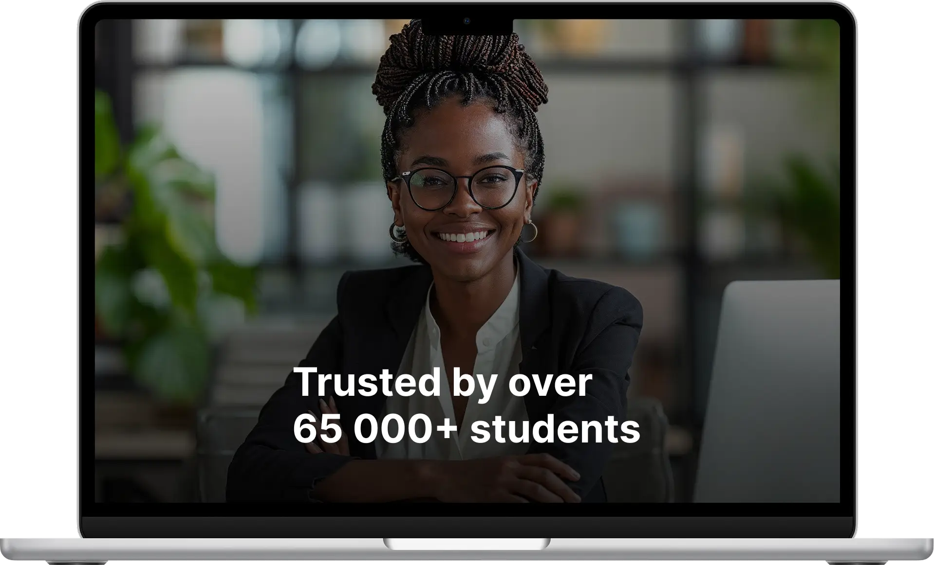 A LearnSquad student studying online